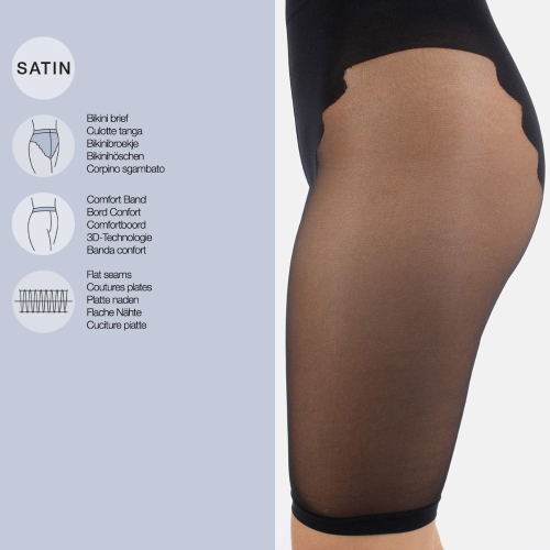 Serenity - Anti Chafing Shorts - Black. 20 denier. Cette