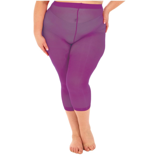 Violet 50 Denier Super Stretch Capri Leggings