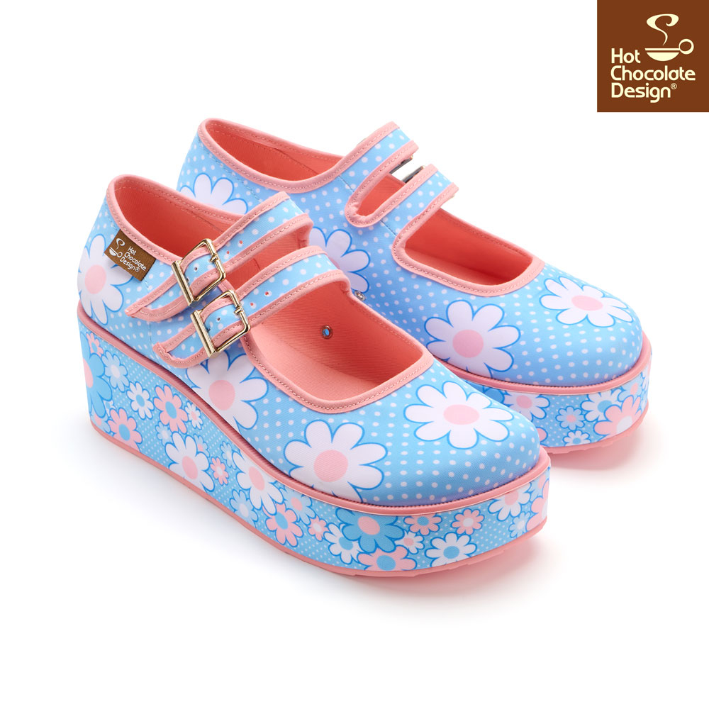 Hot Chocolate Design Groovy Daisy Platform – Veganske platformsko